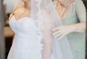 Romantic A-line wedding dress