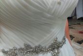 Fairytale White Wedding Dress & Veil